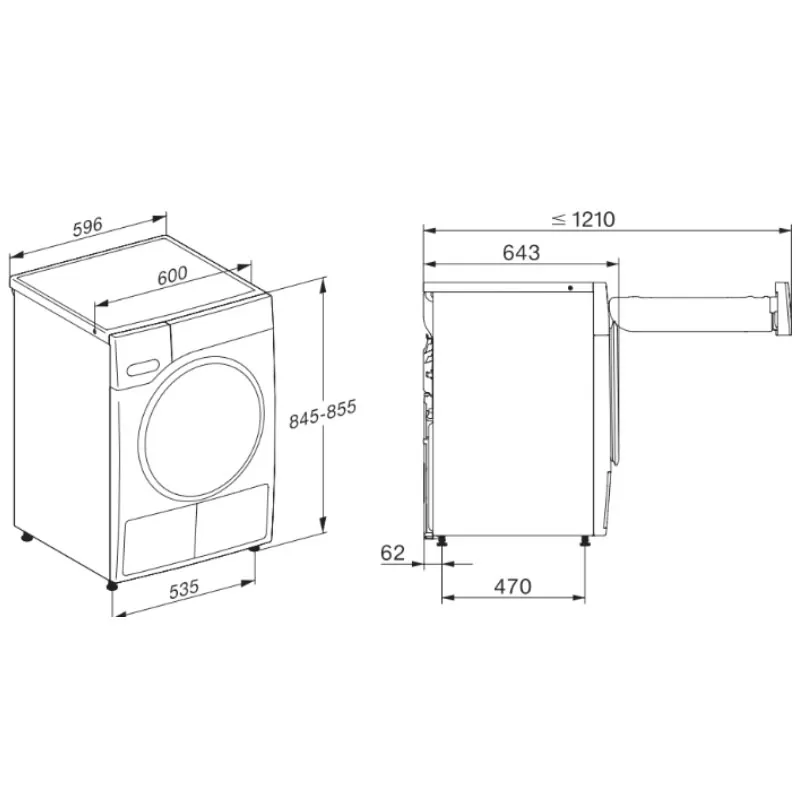 Máy sấy quần áo Miele TWR780WP