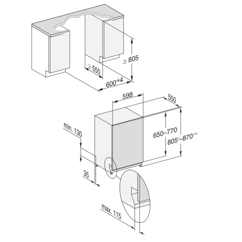 Máy rửa chén âm toàn phần Miele G 5350 SCVi Active Plus